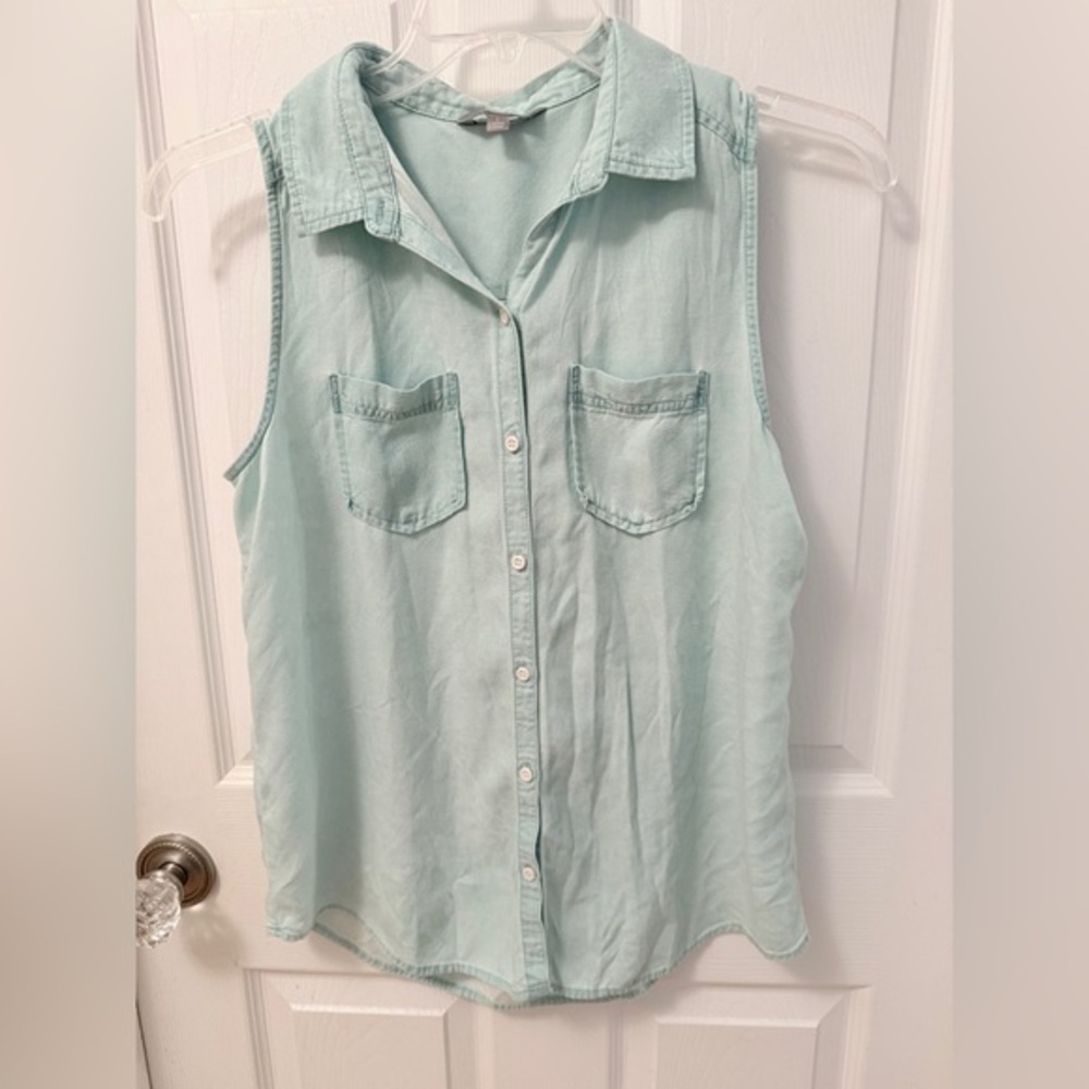 Lot of 2 RUBBISH tie dye Sleeveless Shirts. Mint and Coral Sz L DE